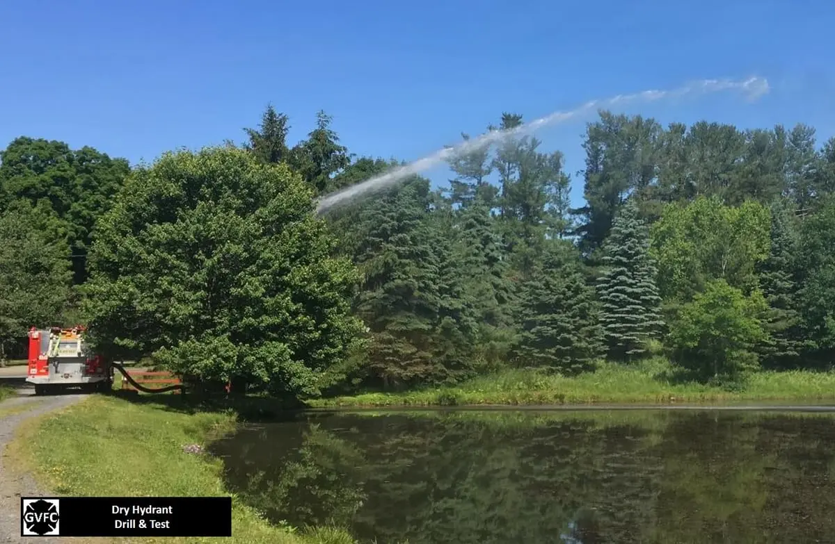 Rural Pond Drafting Evolution — Setting hard-suction intake lines to draft water from a static pond source.